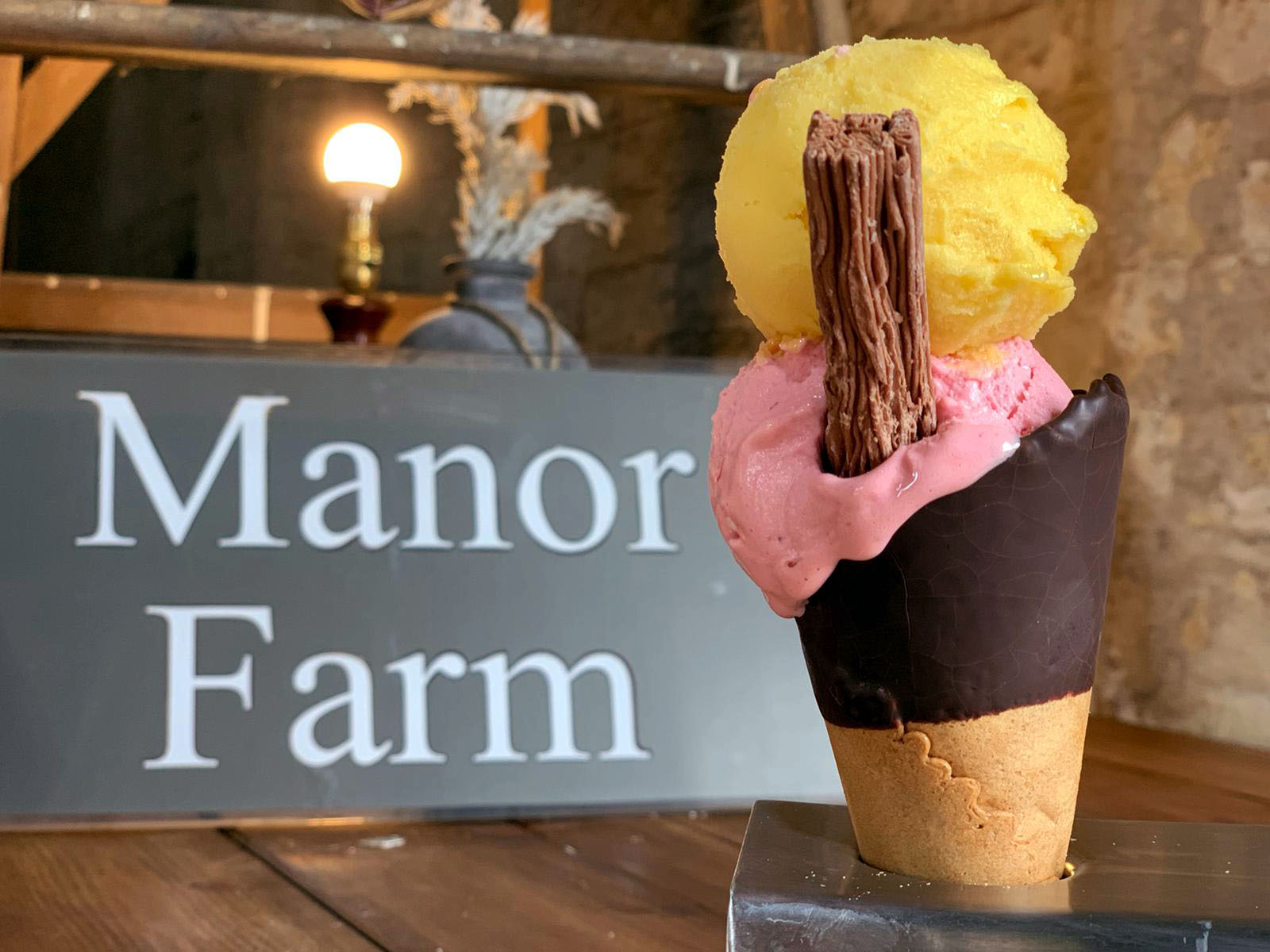 Ready to Serve! Our new ice cream barn at Manor Farm!