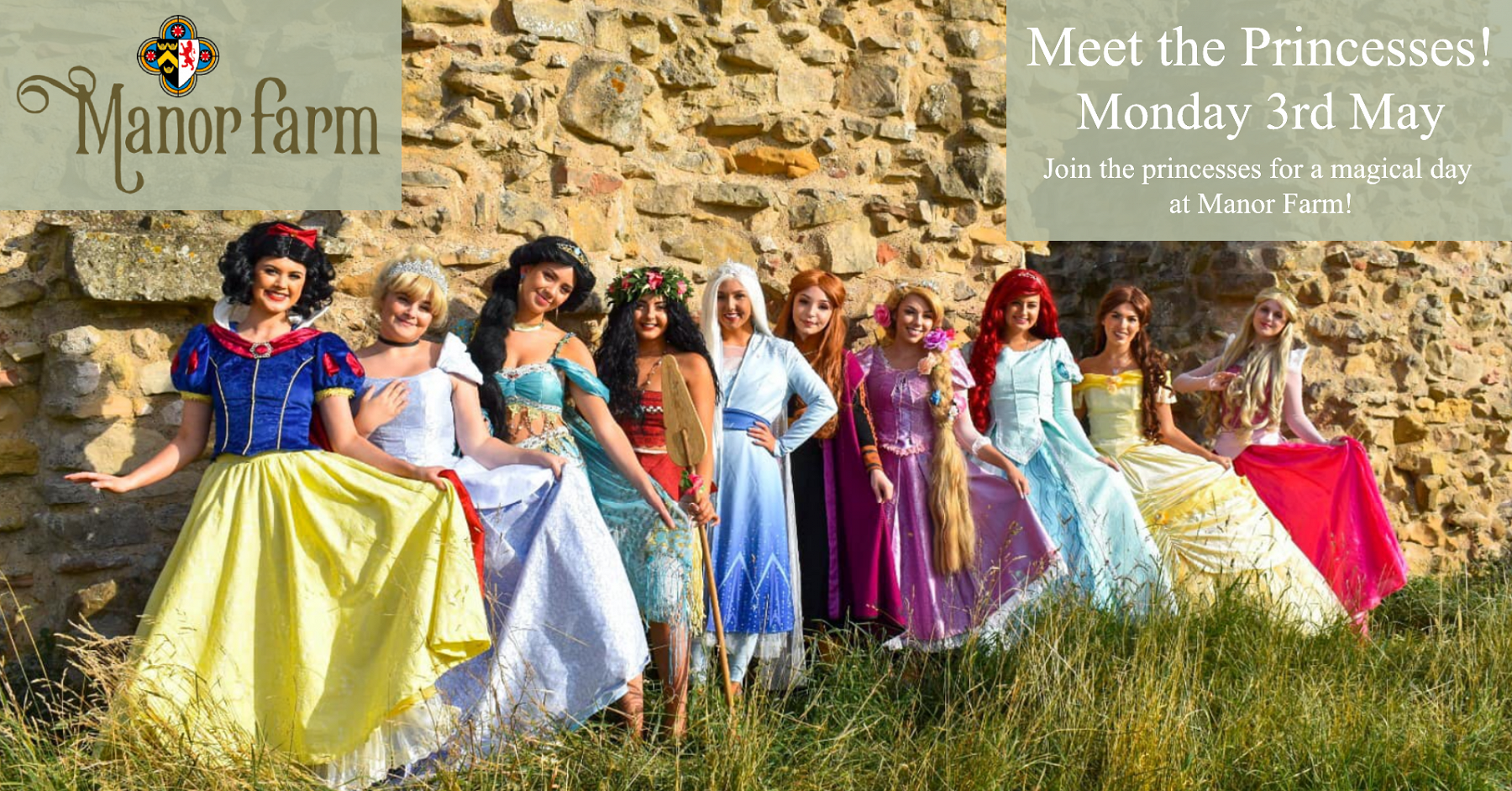 Meet the princesses at Manor Farm!